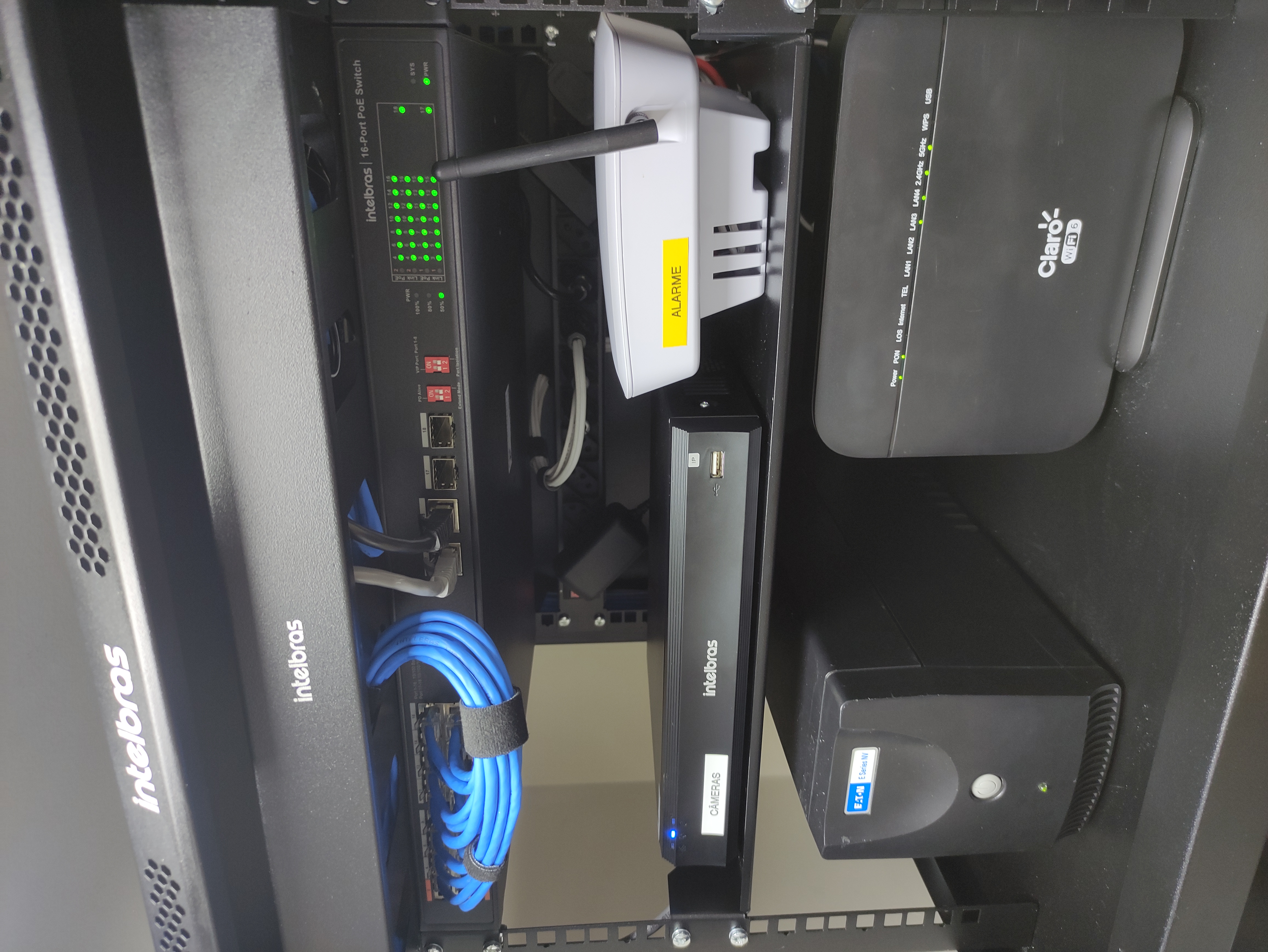 Instalação de câmeras em comércio