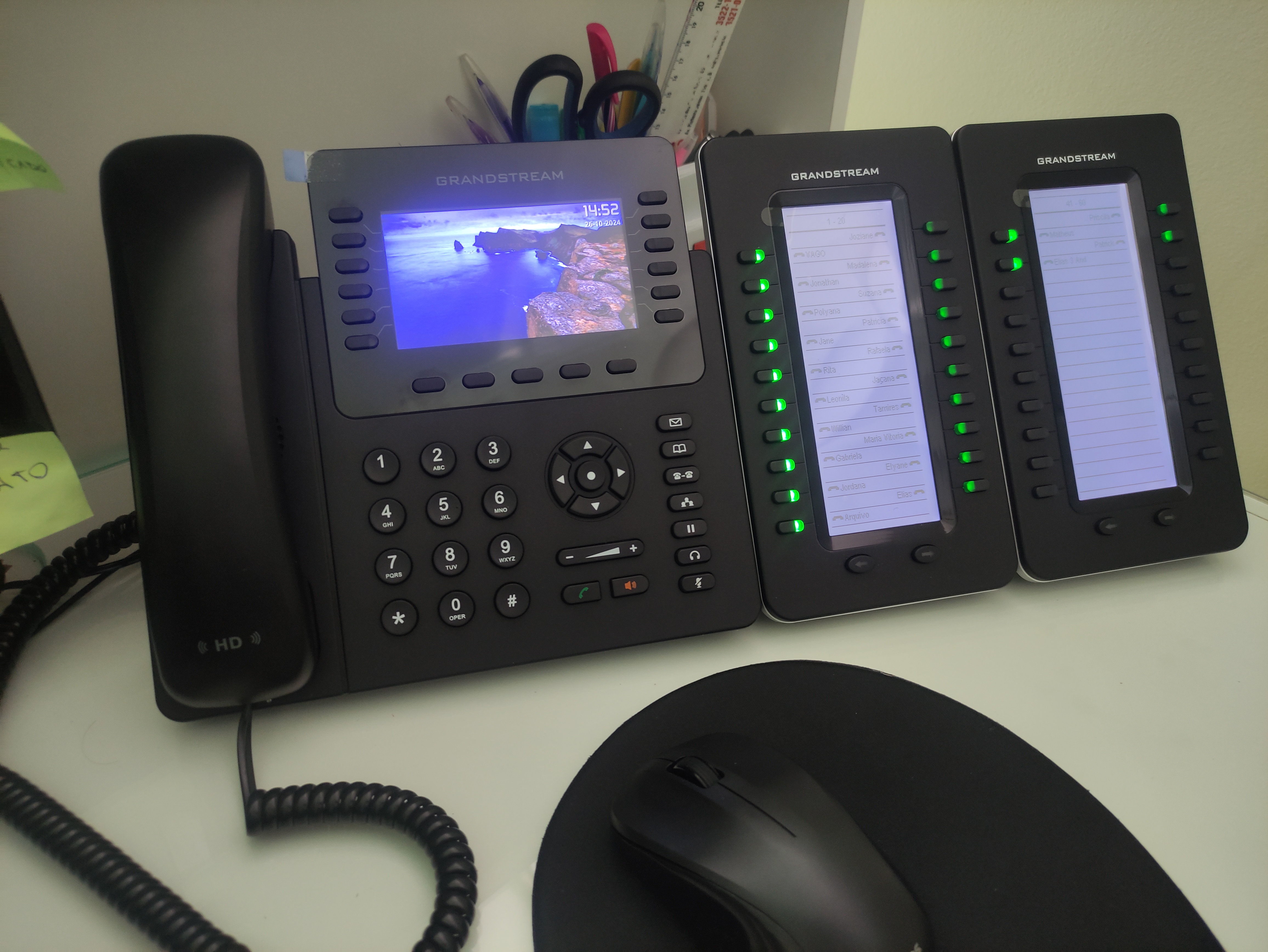 Central telefônica VoIP instalada em empresa